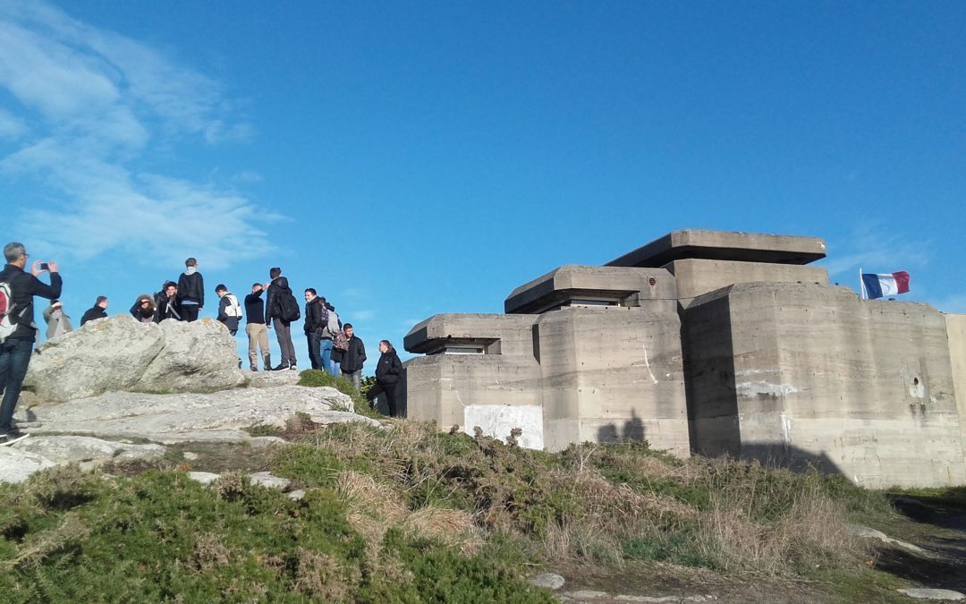 Les 3ème SEGPA visitent le musée du Grand Blockhaus à Batz sur Mer